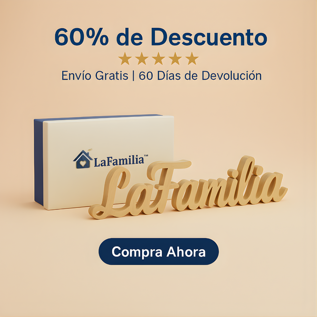 LaFamilia™ Letrero Personalizado [Tu Apellido, Tu Espacio Sagrado]