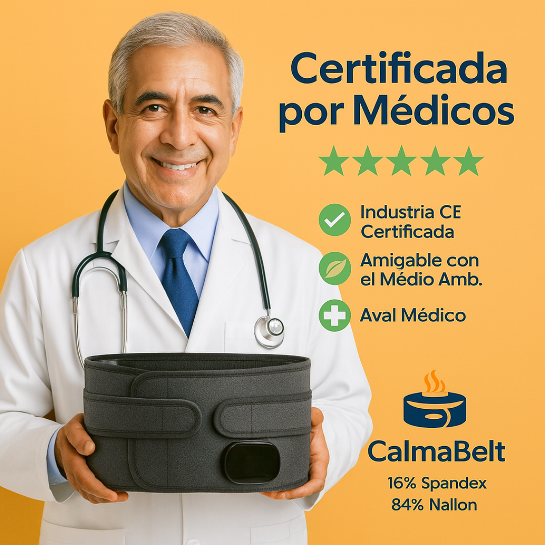 CalmaBelt™ Faja Térmica Recargable [Relajación para Tu Espalda]