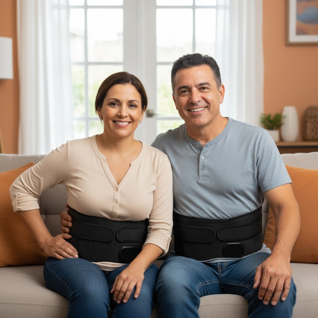 CalmaBelt™ Faja Térmica Recargable [Relajación para Tu Espalda]
